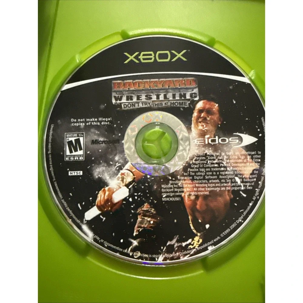 Backyard Wrestling: Don't Try This at Home (Microsoft Xbox, 2003) Complete